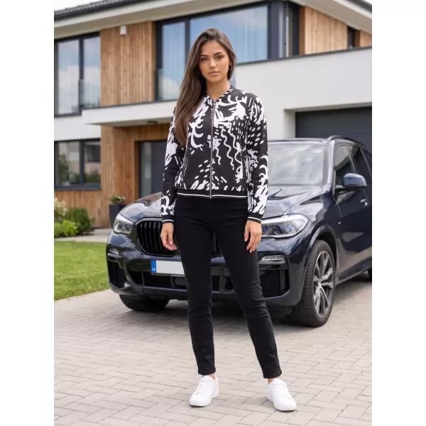  Ženska jakna ALTISPORT HADARIT CRNO/BIJELO 