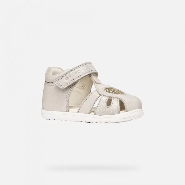  Prvi koraci djevojaka GEOX SANDAL MACCHIA B654WA0MAEWC0262 SIVA 