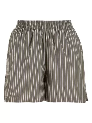 Ženske kratke hlače URBAN CLASSICS TB6845 MASLINA/BIJELA
