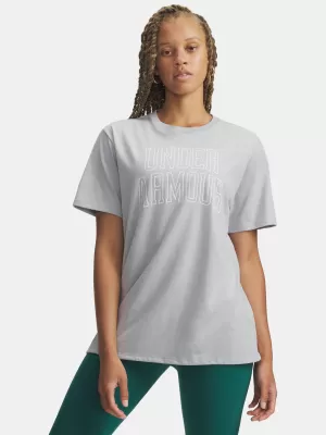 Ženska majica kratkih rukava UNDER ARMOUR RIVAL OS CAMPUS TEE 6007883-012 SIVA