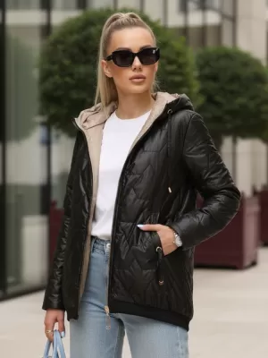 Ženska jakna DSTREET TY5546 CRNA