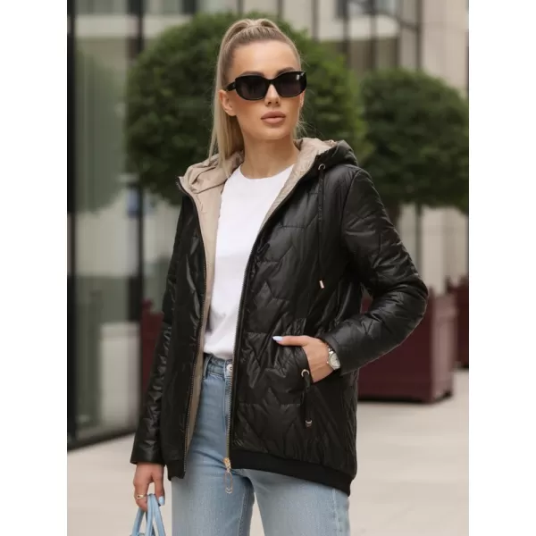  Ženska jakna DSTREET TY5546 CRNA 