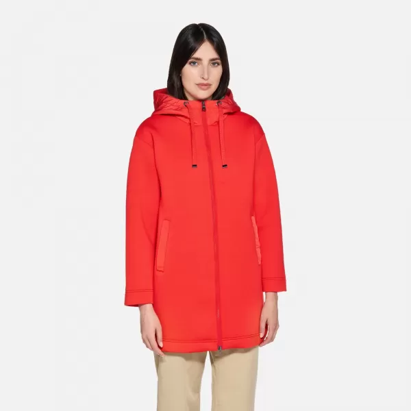  Ženska parka GEOX SWEATER G012427 CRVENA 