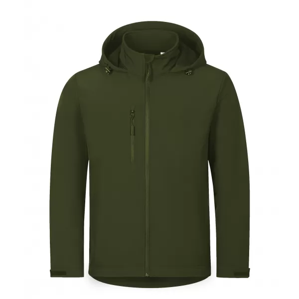  Muška softshell jakna ALTISPORT NoPrint NP/ALM845 VOJNOG 