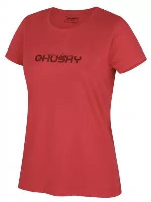 Ženska majica kratkih rukava HUSKY TEE HIKE L RUŽIČASTA