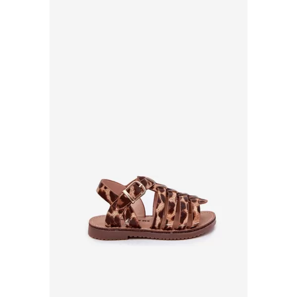  Dječje sandale BOTO MARIANA 38044 LEOPARD 