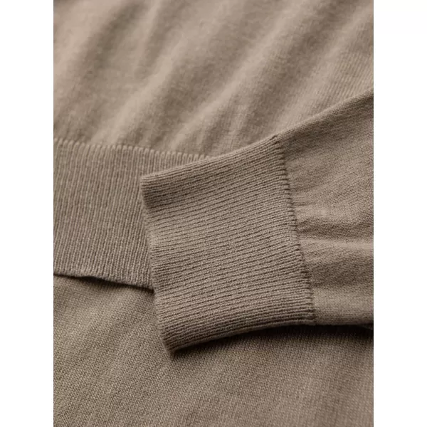  Muški pulover OMBRE OM-SWBS-0106 TAMNO BEŽ 
