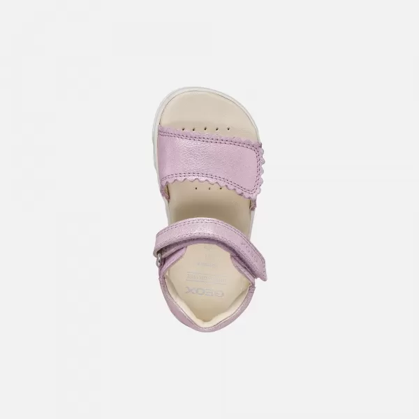  Sandale za djevojčice GEOX SANDAL STEPPIEUP B656QB000CRC8020 RUŽIČASTA 