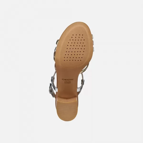  Ženske sandale GEOX VIRNILISA 65 S G012824 ZLATNI 