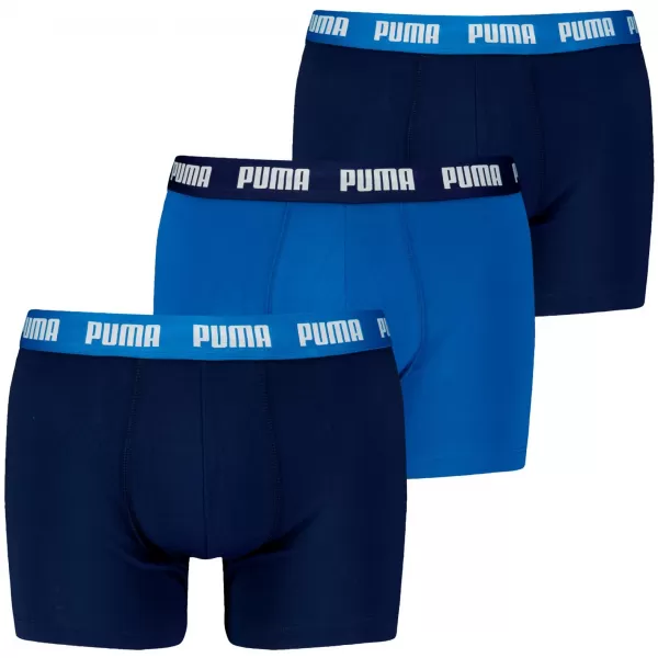  Muške bokserice PUMA MEN EVERYDAY BOXER 3P 938327-04 PLAVA KOMBINACIJA 