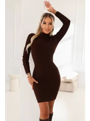 Haljina NUMOCO 652-2 ČOKOLADA