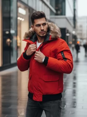 Muška jakna DSTREET TX2875 CRVENA