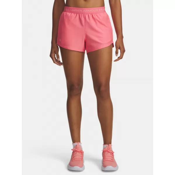  Ženske kratke hlače UNDER ARMOUR TECH PLAY UP SHORTS 1389882-600 RUŽIČASTA 