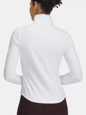 Ženska majica kratkih rukava UNDER ARMOUR MOTION 1/2 ZIP EMEA 6001618-100 BIJELA