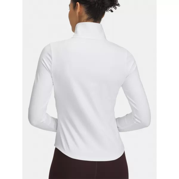  Ženska majica kratkih rukava UNDER ARMOUR MOTION 1/2 ZIP EMEA 6001618-100 BIJELA 