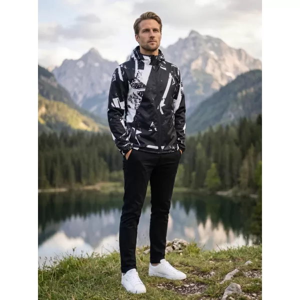 Muška vrhunska softshell jakna ALTISPORT VOJ/ALM079JACK01 CRNO-BIJELO 