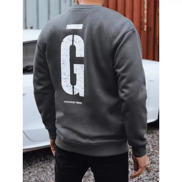  Muški sweatshirt DSTREET BX5921 TAMNOSIVA 