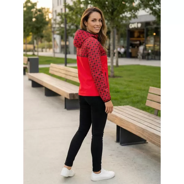  Ženska vrhunska softshell jakna ALTISPORT VOJ/ALW048JACK01 CRVENA 