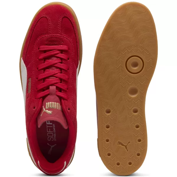  Čizme PUMA CLUB II ERA SUEDE 400717-08 FORATRED/P.WHITE/ FORATRED/STR.BIJELO/PUMA ZLATO 