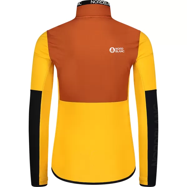  Ženska powerfleece majica NORDBLANC RIVA NBWFL8289 JANTAR 