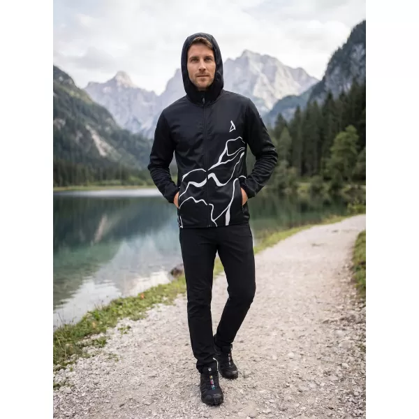  Muška vrhunska softshell jakna ALTISPORT VOJ/ALM073JACK01 CRNA 