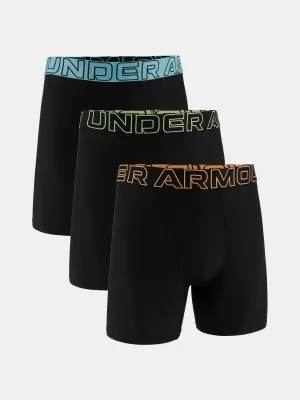 Muške bokserice UNDER ARMOUR UA PERFORMANCE TECH - SOLID 6IN - 3PK 1383878-003 PLAVA
