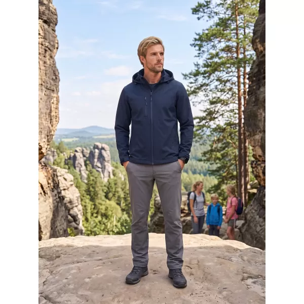  Muška softshell jakna ALTISPORT NoPrint NP/ALM845 TAMNOPLAVA 