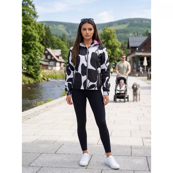  Ženska jakna ALTISPORT HELSIE CRNO/BIJELO 