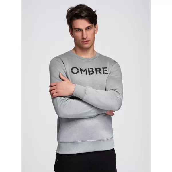  Muški sweatshirt OMBRE B1711 SIVI MELANGE 
