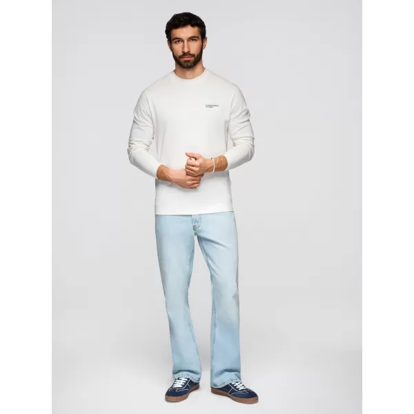  Muška majica kratkih rukava OMBRE OM-LSPT-0136 BIJELA 
