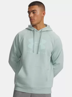 Muški sweatshirt UNDER ARMOUR RIVAL FLEECE LOGO HD 1379758-477 PLAVA