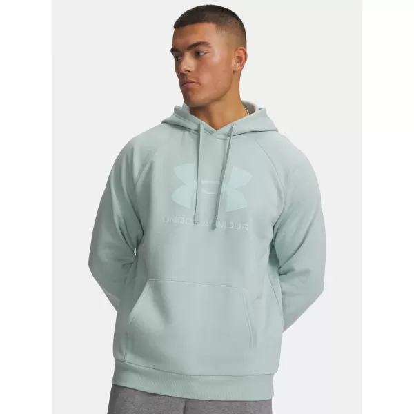  Muški sweatshirt UNDER ARMOUR RIVAL FLEECE LOGO HD 1379758-477 PLAVA 