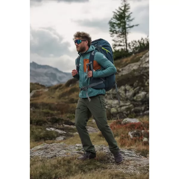  Muški powerfleece duks NORDBLANC BRACKEN NBWFM8286 TAMNO ZELENA 