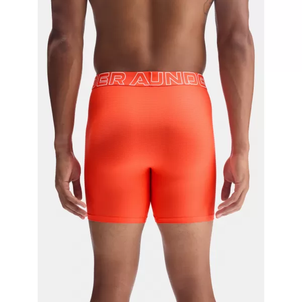  Muške bokserice UNDER ARMOUR UA PERFORMANCE TECH MESH - SOLID 6IN - 1383884-690 CRVENA 