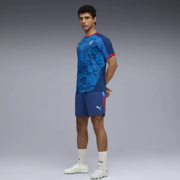  Muške kratke hlače PUMA NEYMAR JR PLAYMAKER TRGSHORT 660316-10 BLAZING BLUE/ PLAMEN PLAVA/PUMA BIJELA/ULTRA 