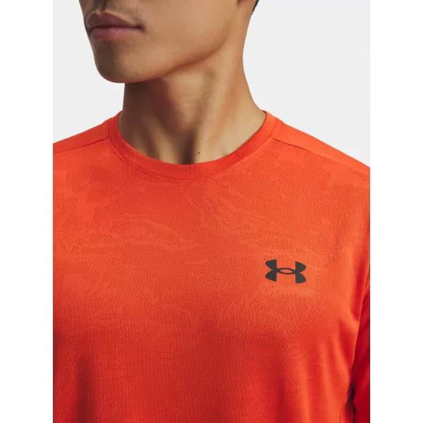 Muška majica kratkih rukava UNDER ARMOUR UA TECH VENT JACQUARD SS 1377052-844 NARANČASTA 