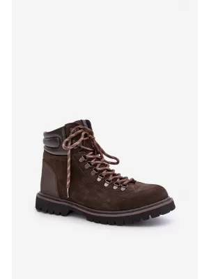 Muške cipele BIG STAR OO174644 SMEĐA/BEŽ Big Star Shoes