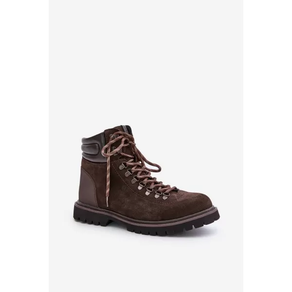  Muške cipele BIG STAR OO174644 SMEĐA/BEŽ Big Star Shoes 