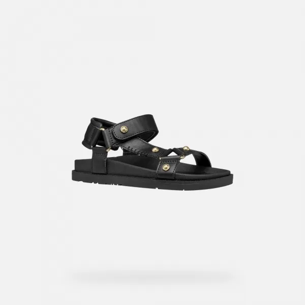  Sandale za djevojčice GEOX SANDAL FOAMMENTERA J65P0D000BCC9999 CRNA 