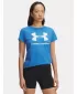 Ženska majica kratkih rukava UNDER ARMOUR UA LOGO SS 1356305-402 PLAVA