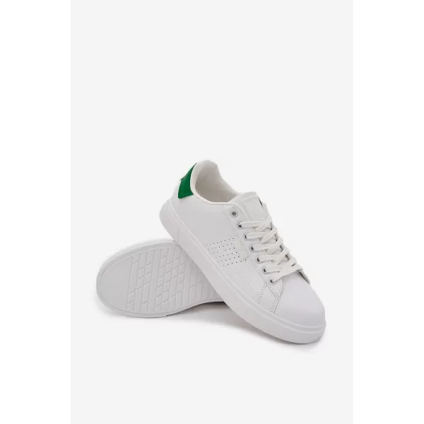  Muške cipele BIG STAR OO174116 WHITE/GREEN Big Star Shoes 