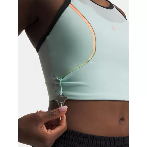  Ženska majica bez rukava UNDER ARMOUR UA VELOCITI ELITE CROP TANK 6009499-703 ZELENA 
