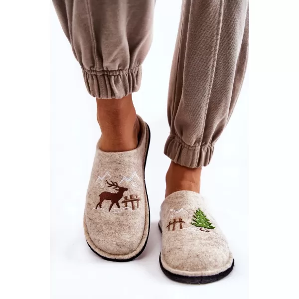 Ženske papuče BIG STAR KK276016 BEŽ Big Star Shoes 