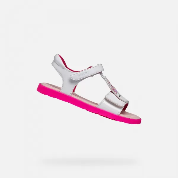  Sandale za djevojčice GEOX JOYFOOT J65P1C000HHC1441 BIJELA 
