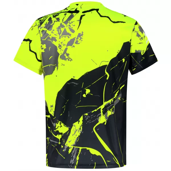  Muška premium majica ALTISPORT VOJ/ALM131TR01 FLUO ŽUTO/CRNO 