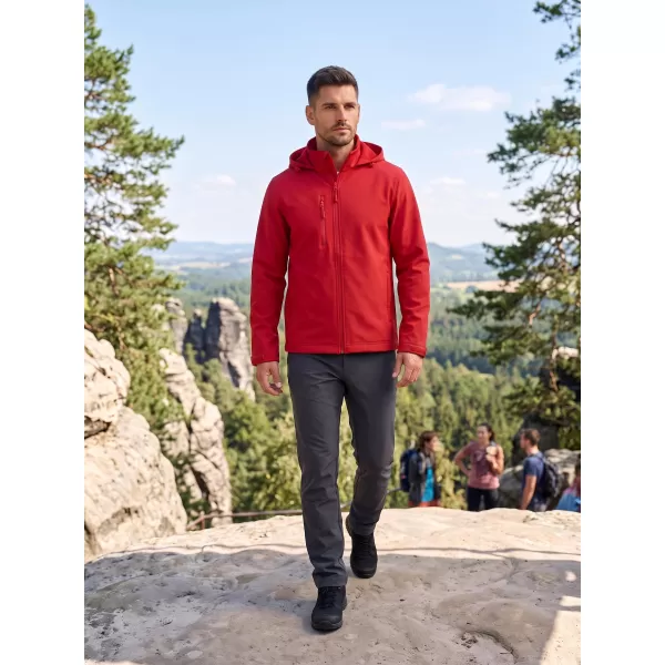  Muška softshell jakna ALTISPORT NoPrint NP/ALM845 CRVENA 