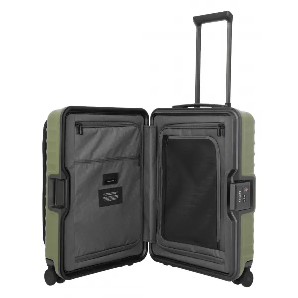  Kofer TITAN Overseas S Front pocket Forest green ŠUMSKO ZELENA 