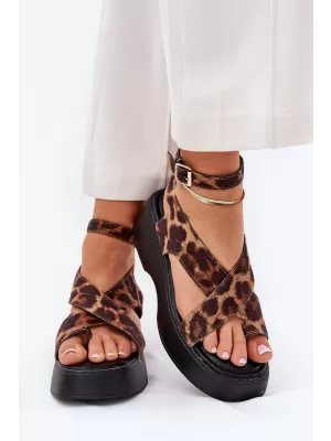Ženske sandale BOTO TENZORUS 36260 LEOPARD