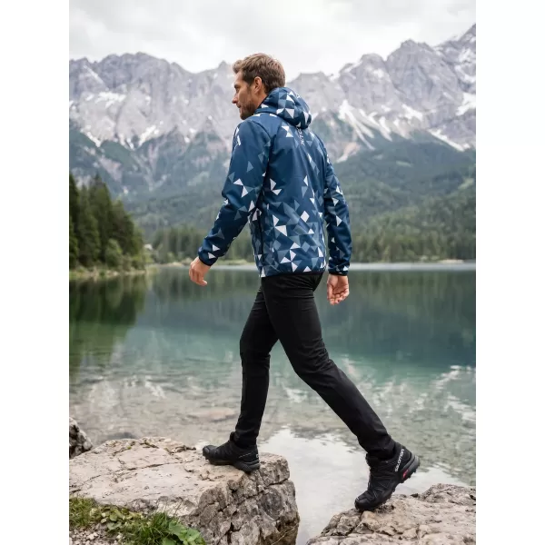  Muška vrhunska softshell jakna ALTISPORT VOJ/ALM108JACK01 TAMNOPLAVA/BIJELA 