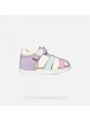 Prvi koraci djevojke GEOX SANDAL MACCHIA B254WB08502C8888 LJUBIČASTA